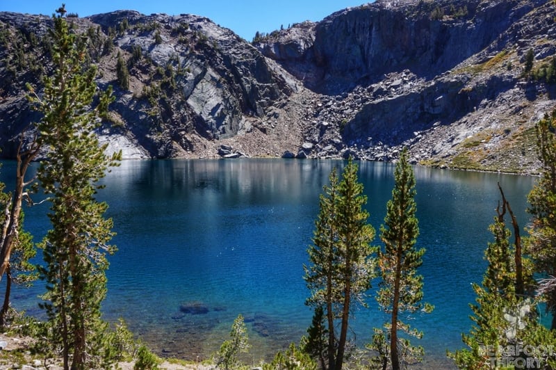 Ruby Lake on the John Muir Trail