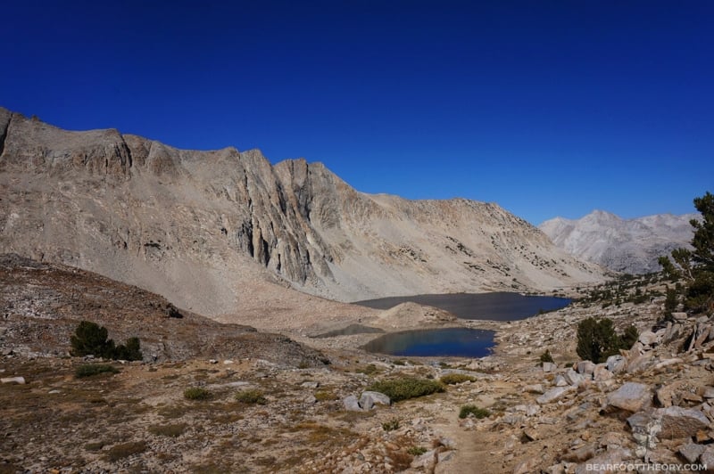 Pinchot Pass from the above on the John Muir Trail