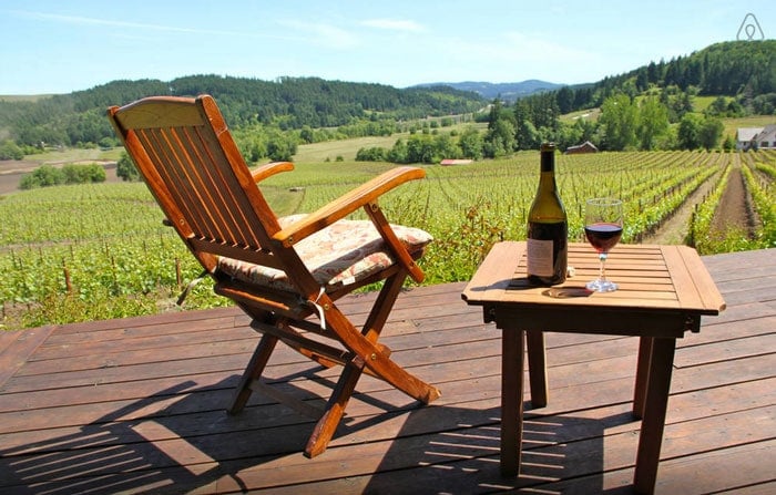 Willamette Valley is a great place to stop for wine tasting and bike riding on an Oregon road trip.