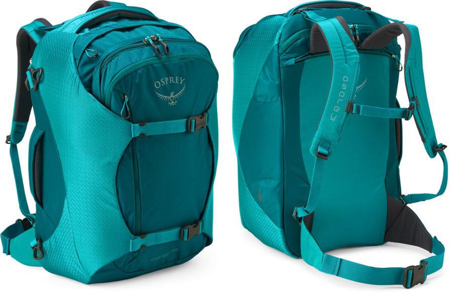 Osprey Porter 46 pack // Sick of lugging around unorganized & bulky luggage on your travels? Here are the 7 best travel backpacks on the market for easy packing and happy traveling.