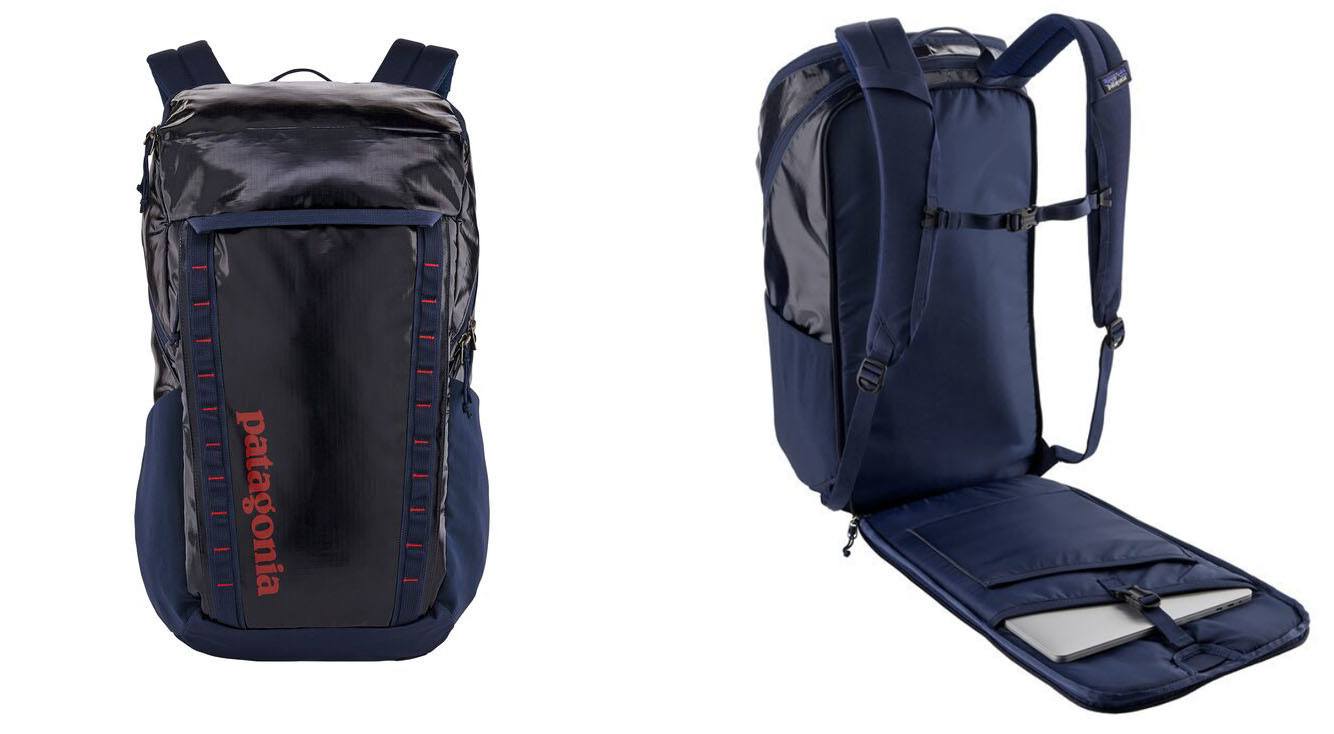 Patagonia Black Hole Travel Pack // Sick of lugging around unorganized & bulky luggage on your travels? Here are the 7 best travel backpacks on the market for easy packing and happy traveling.