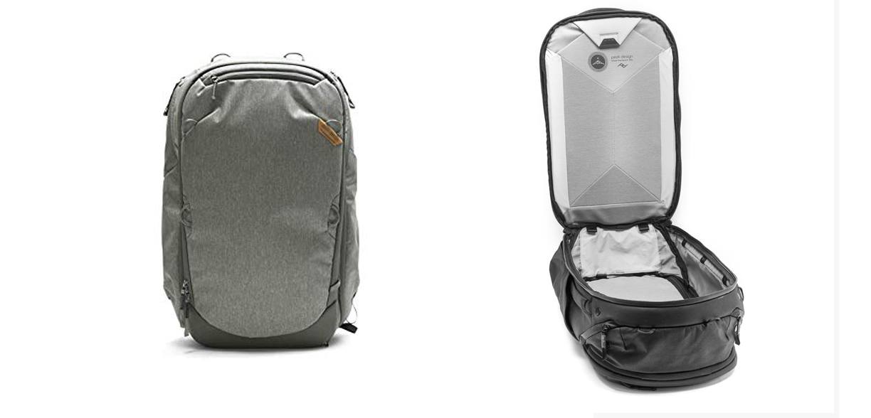 Peak Design Travel Pack // 2021年の女性におすすめのトラベルバックパックはこちら、荷物を軽くして整理し、より柔軟に旅行ができるようにしましょう。