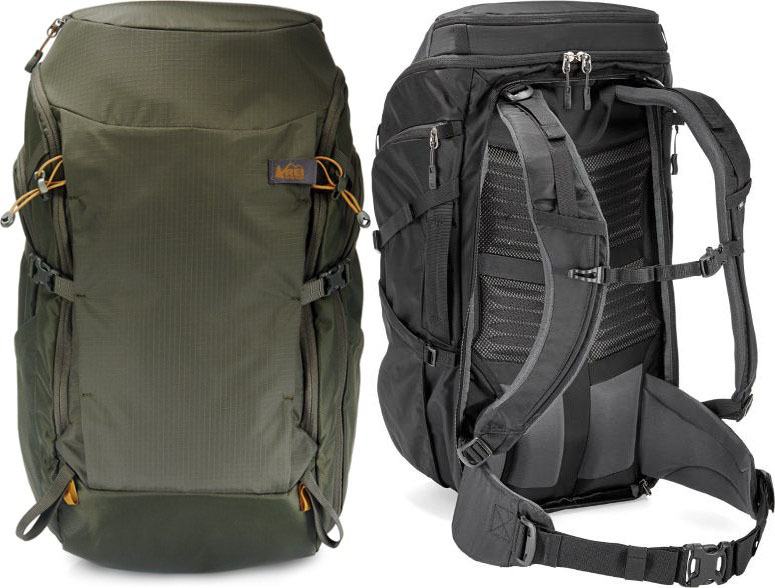 REI Ruckpack // Sick of lugging around unorganized & bulky luggage on your travels? Here are the 7 best travel backpacks on the market for easy packing and happy traveling.