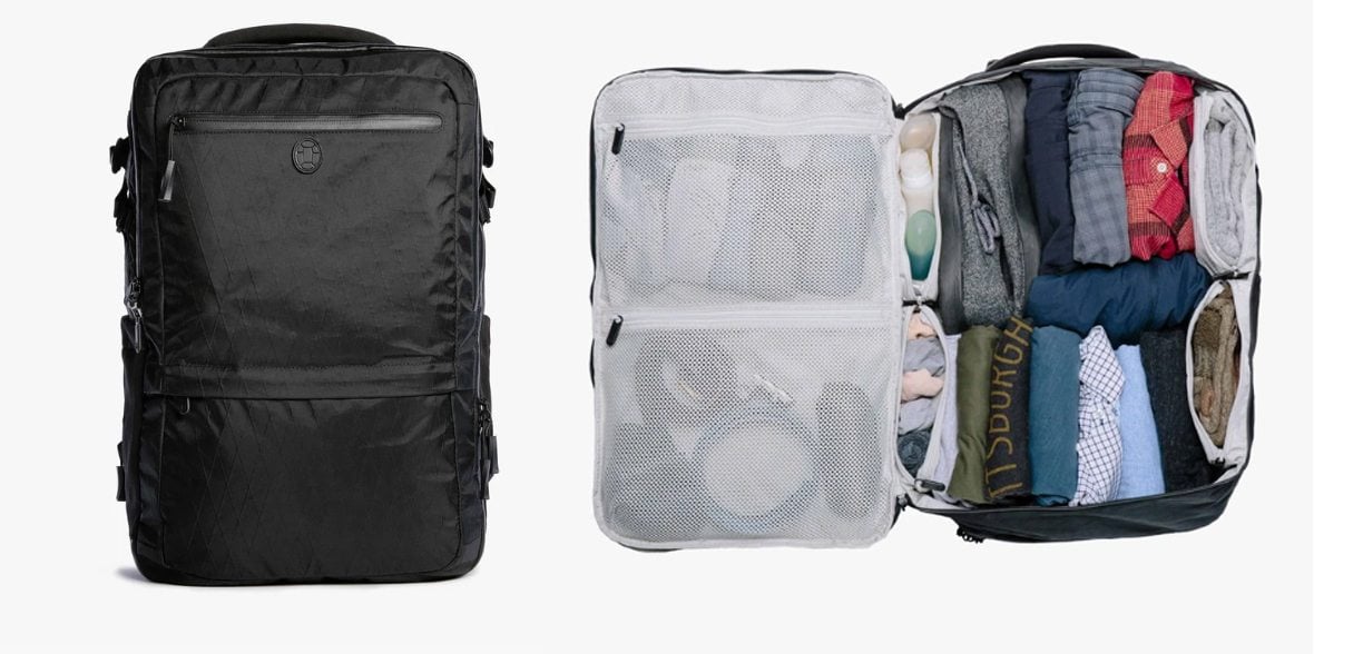 Tortuga Outbreak Pack // A highly organized travel backpack for adventurous women