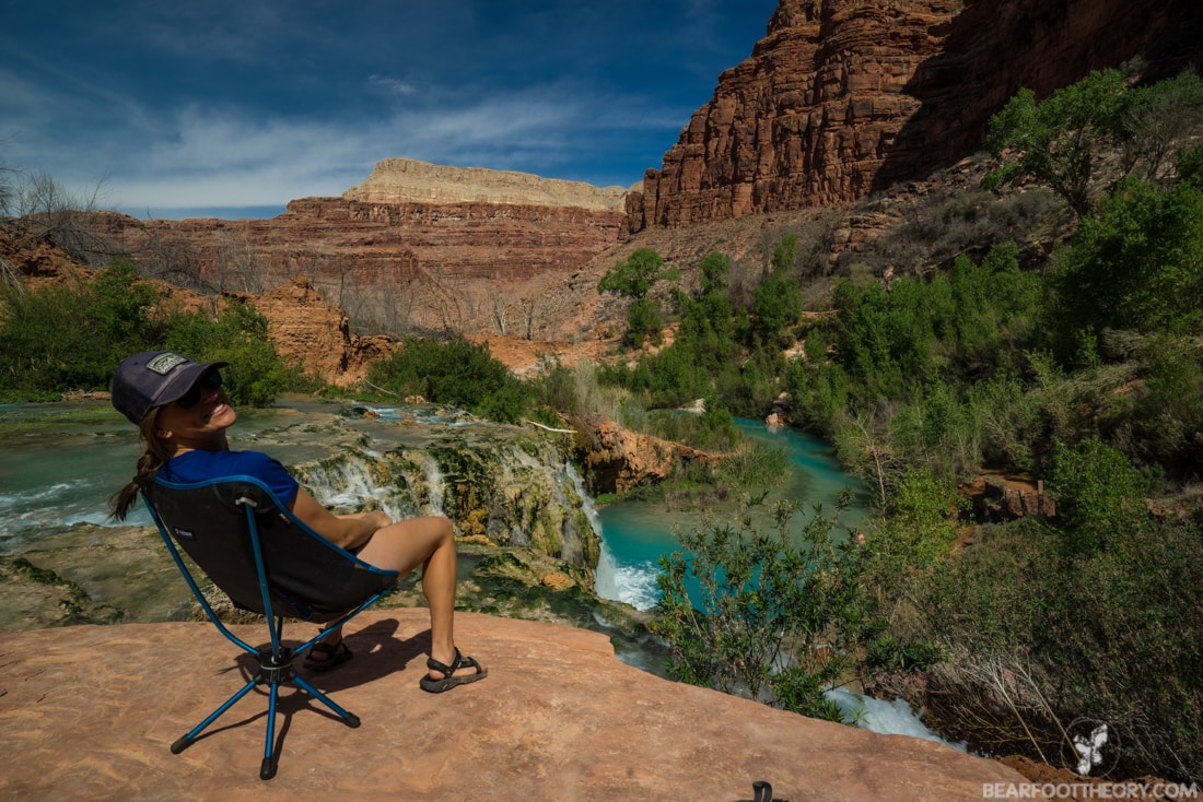 Navajo Falls in Havasu Canyon on the Havasupai Indian Reservation