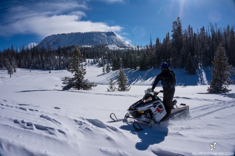 Togwotee Mountain Lodge along Wyoming's continental divide offers some of country's best #snowmobiling