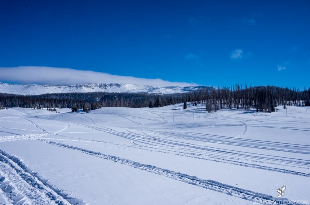 Togwotee Mountain Lodge along Wyoming's continental divide offers some of country's best #snowmobiling