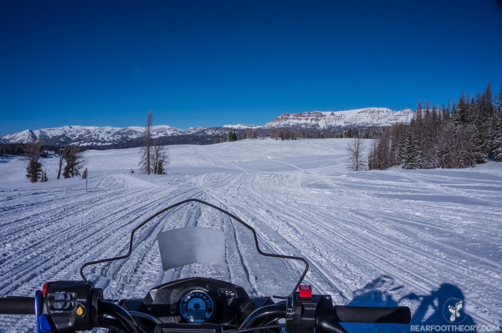 Togwotee Mountain Lodge along Wyoming's continental divide offers some of country's best #snowmobiling