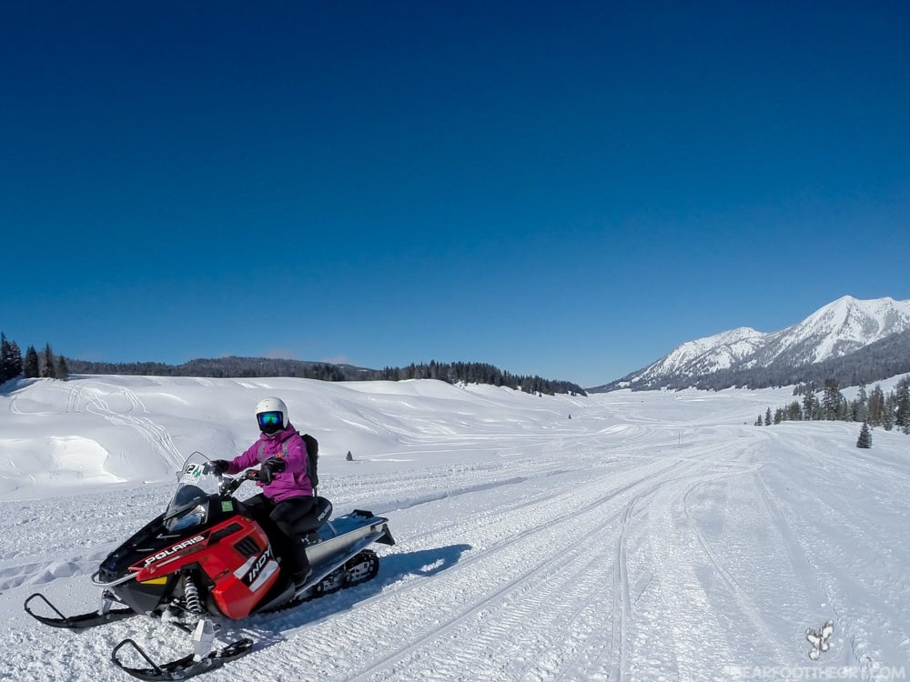 Togwotee Mountain Lodge along Wyoming's continental divide offers some of country's best #snowmobiling