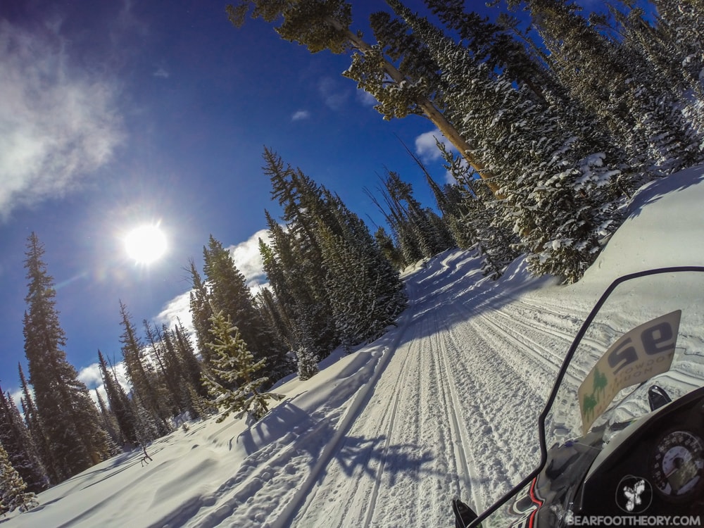 Togwotee Mountain Lodge along Wyoming's continental divide offers some of country's best #snowmobiling