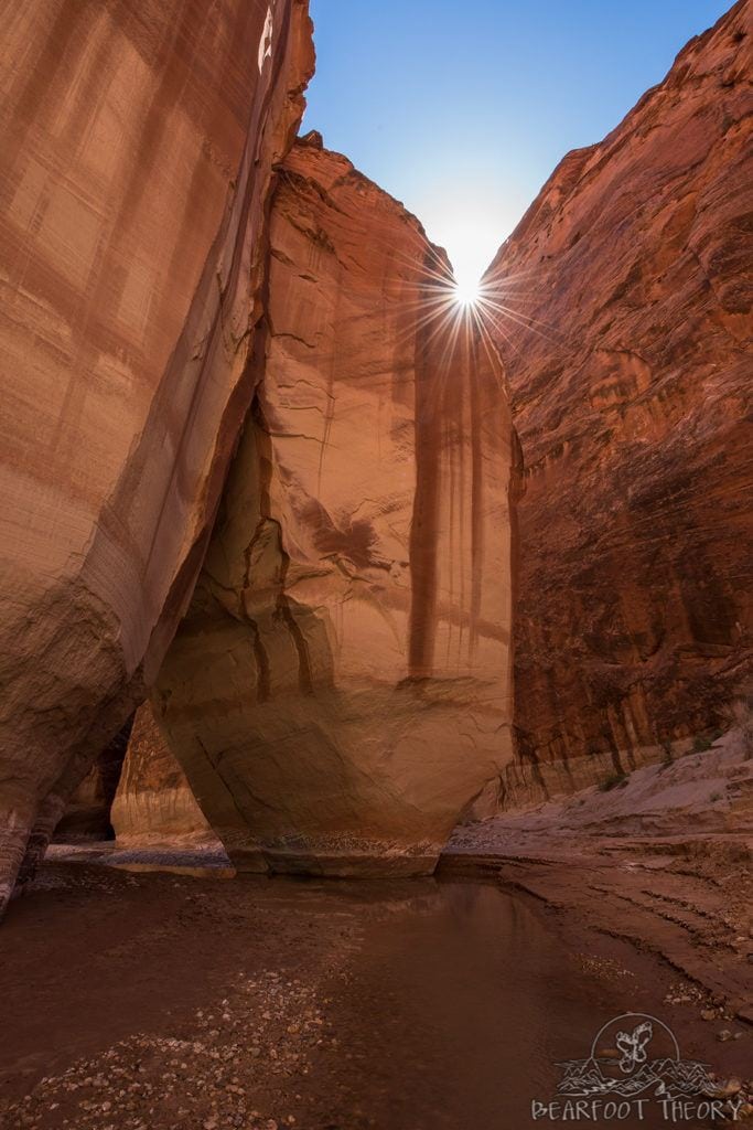 Slide Rock Arch in Paria Canyon Utah