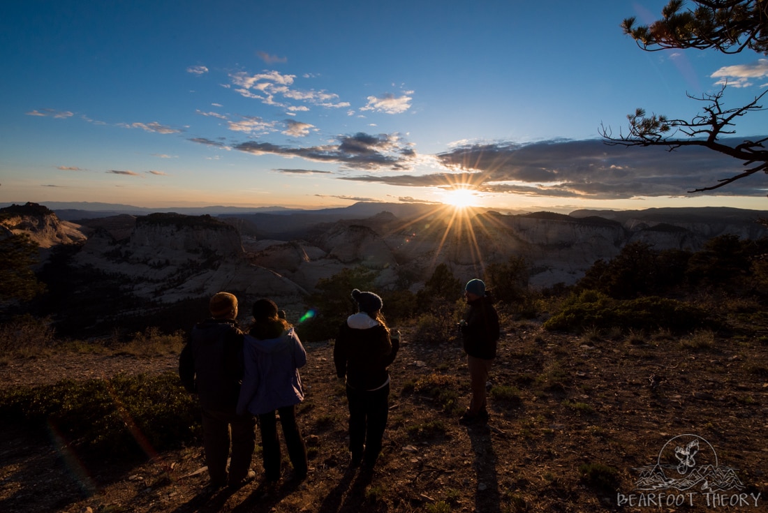 Campsite 4 on the West Rim Trail in Zion National Park