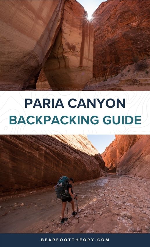 Paria Canyon Backpacking Guide Bearfoot Theory