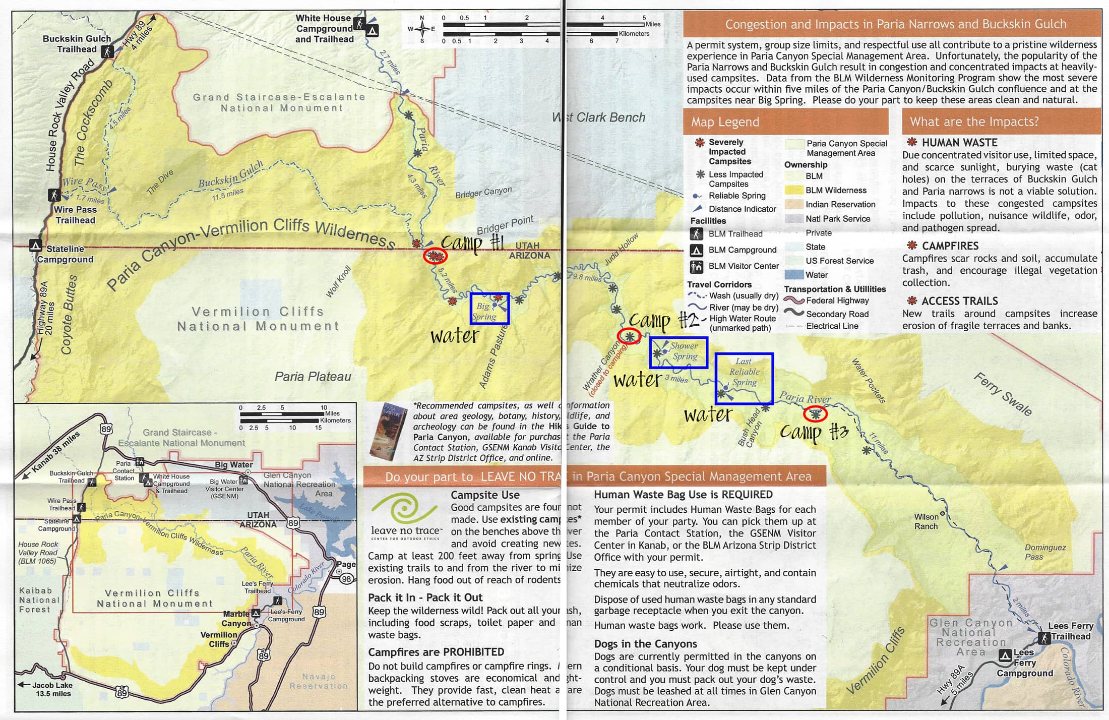 Paria Canyon Map