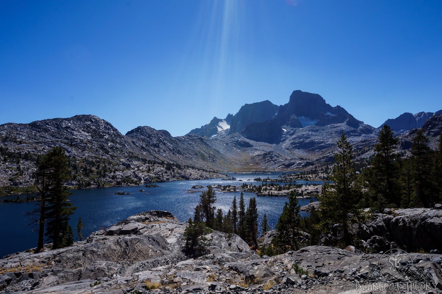 Garnet Lake on the John Muir Trail