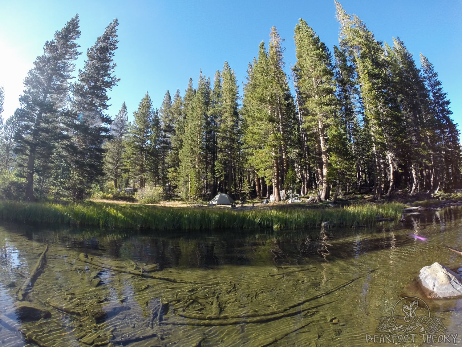 Lake Ediza Junction camping on the John Muir Trail