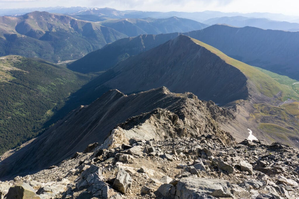 Grays and Torreys // easy Colorado 14er