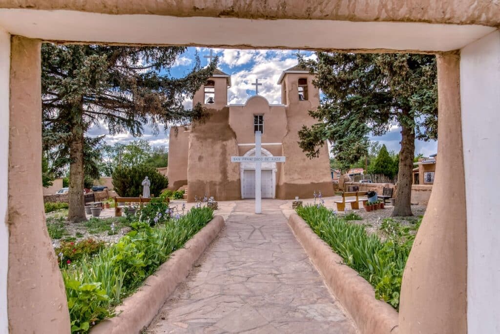 San Francisco de Asis Mission Church in Taos NM