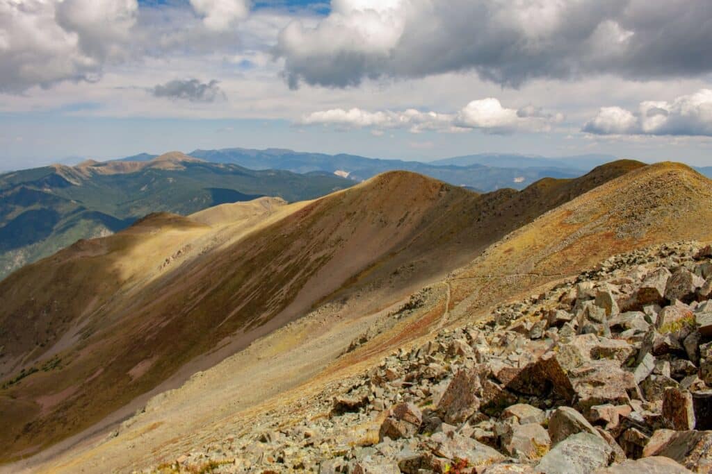 Views from Wheeler Peak in New Mexico