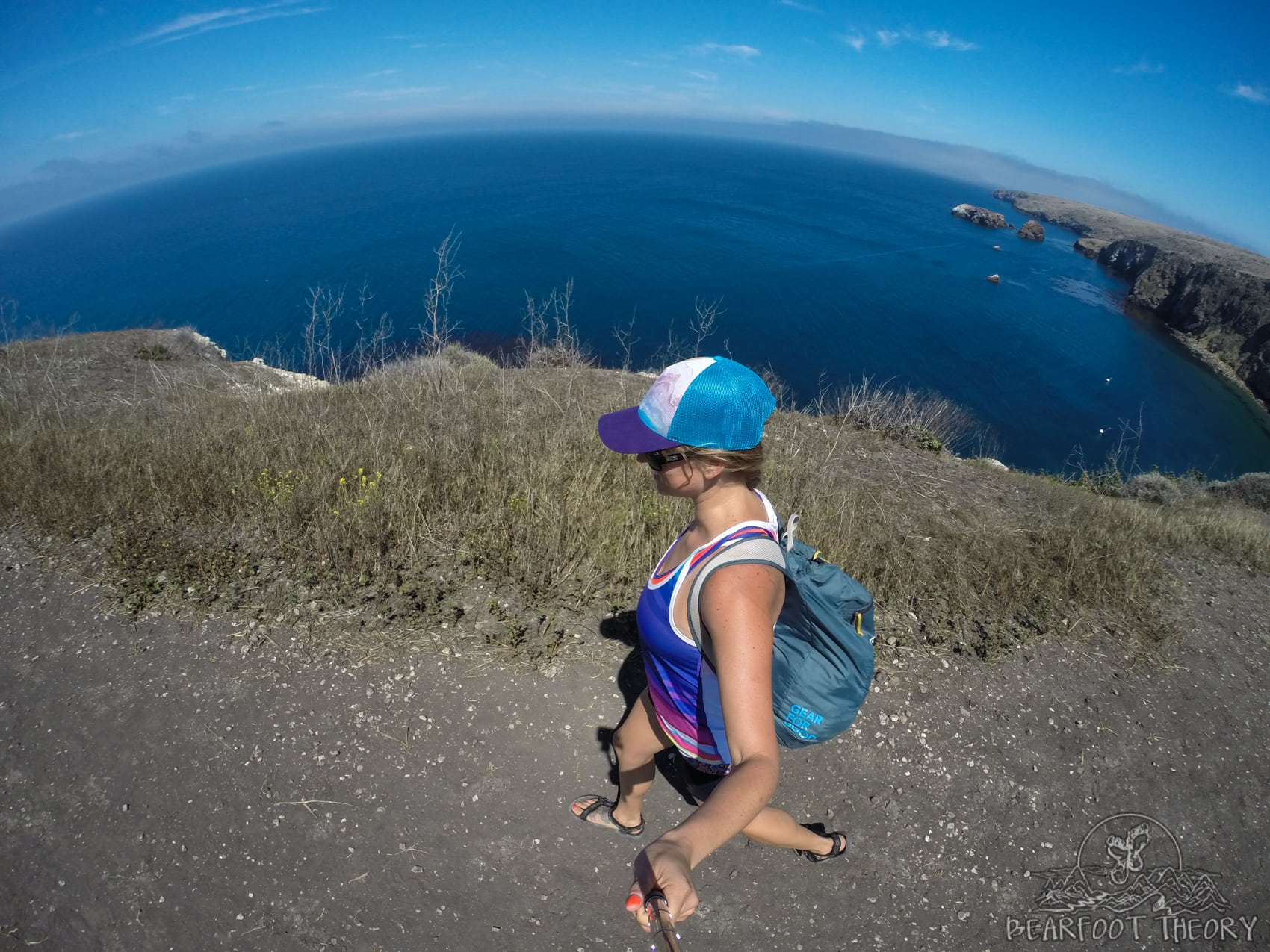 Hiking on Santa Cruz Island in Channel Islands National Park // Discover the best things to do on Santa Cruz Island in the Channel Islands including kayaking, snorkeling, hiking, camping, and more!