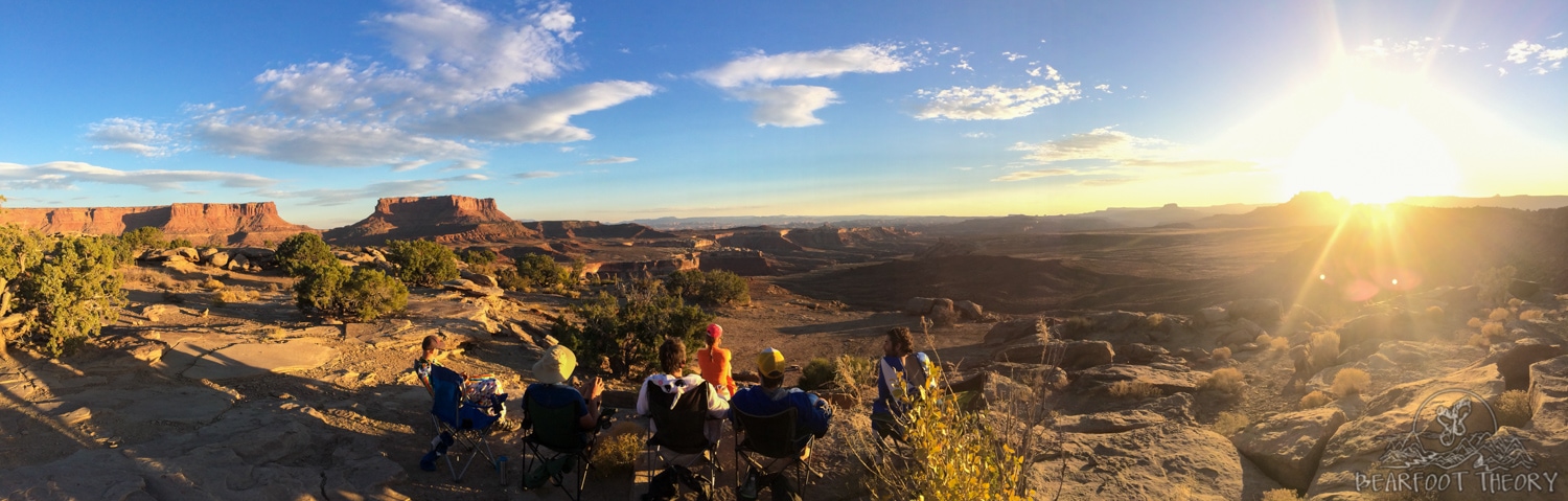 Murphy's Hogback Campsite op de White Rim Trail in Canyonlands National Park - de uitzichten vanaf hier waren episch!'s Hogback Campsite on the White Rim Trail in Canyonlands National Park - the views from here were epic! 