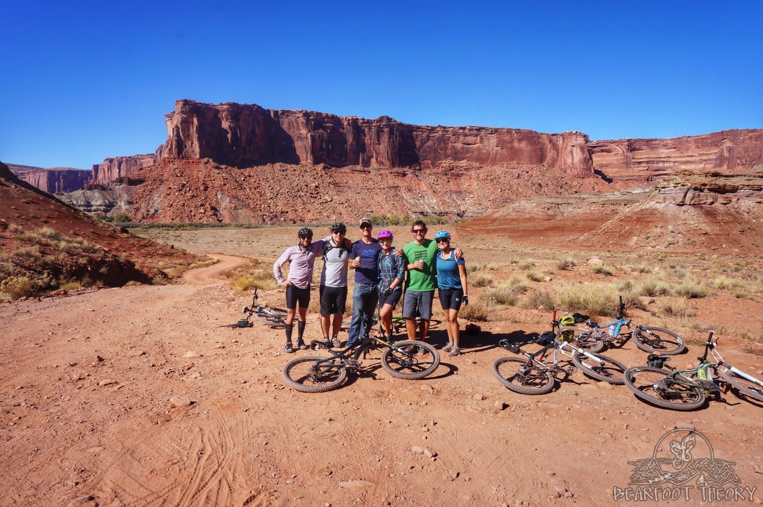 Mineral Bottom sur le White Rim Trail dans le parc national de Canyonlands