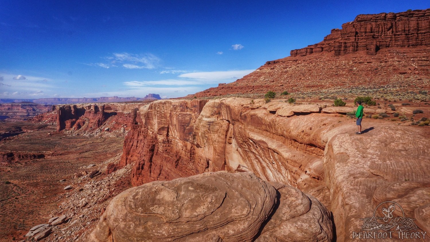 Tercer día de ciclismo en el White Rim Trail del Parque Nacional de Canyonlands