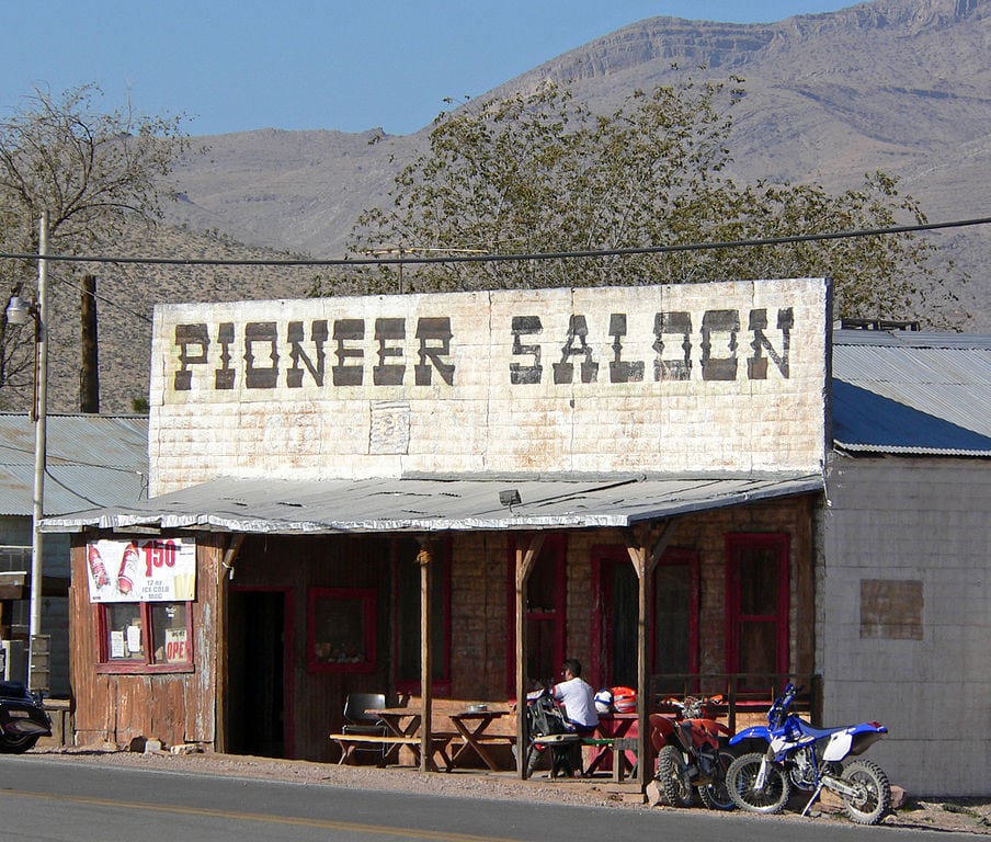 Pioneer Saloon, GoodSprings, Nevada / These Nevada ghost towns are the coolest in the state. Learn where to go & what to do with these Nevada Ghost Town travel tips.