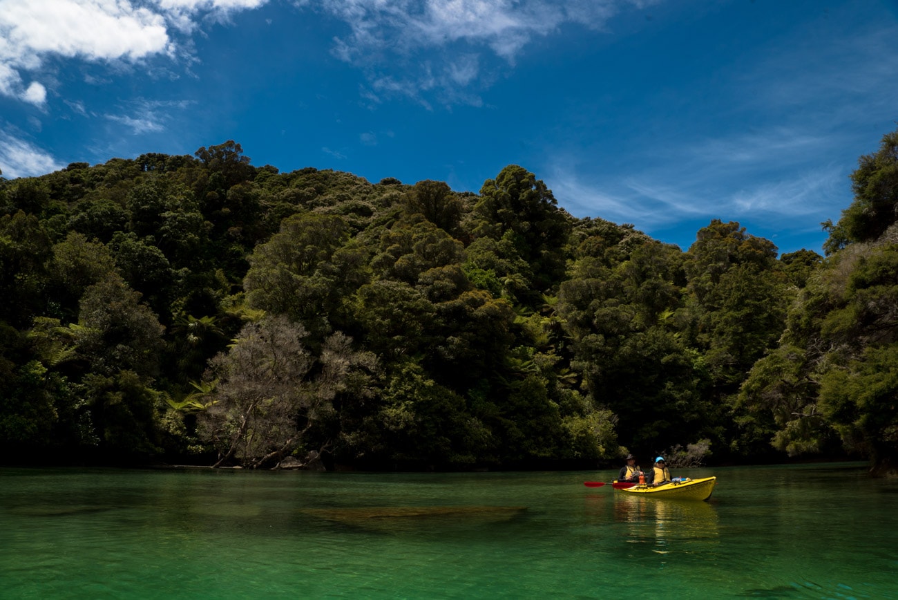 Private lagoon in Abel Tasman National Park