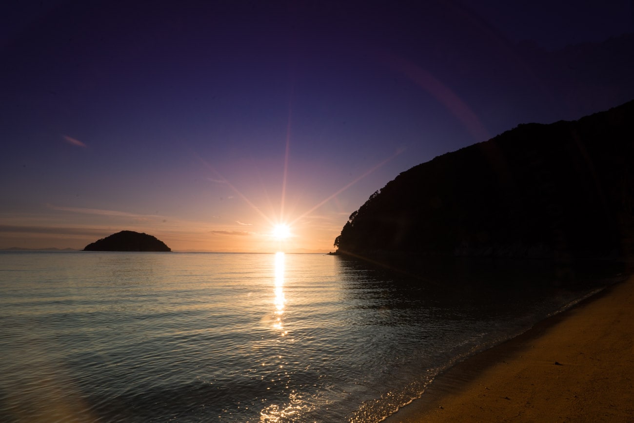 Camping at Onetahuti Beach in Abel Tasman National Park