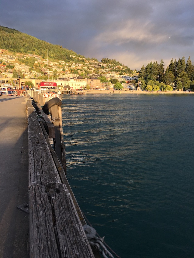 New Zealand Road Trip: the waterfront in Queenstown