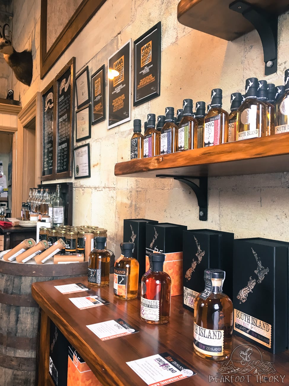 The New Zealand Whiskey Company tasting room in Oamaru