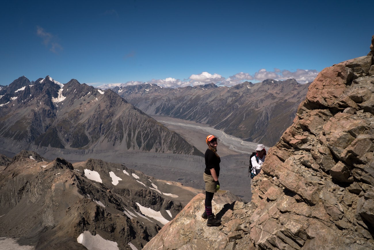 Climbing Kaitiaki Peak in Mount Cook, New Zealand