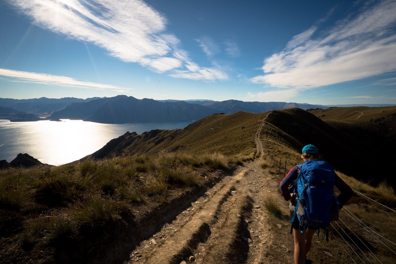 Hiking to Isthmus Peak in Wanaka, New Zealand