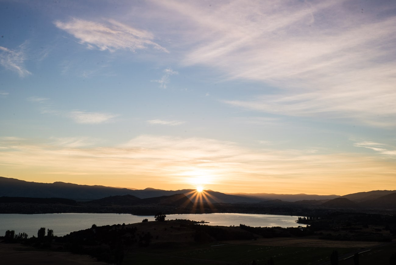 Sunrise from the Mount Roy Trail in Wanaka