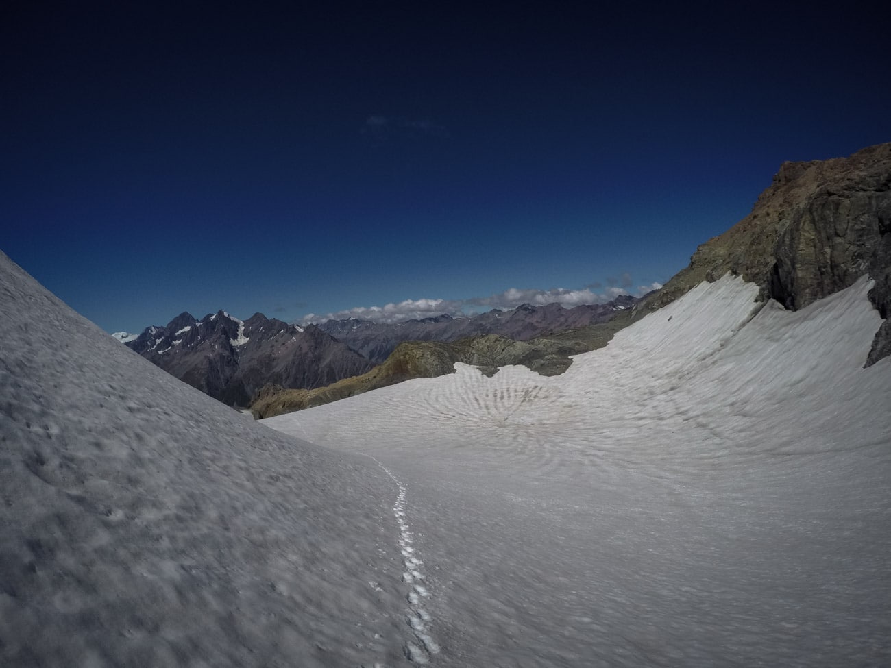 The Ball Glacier in Mount Cook