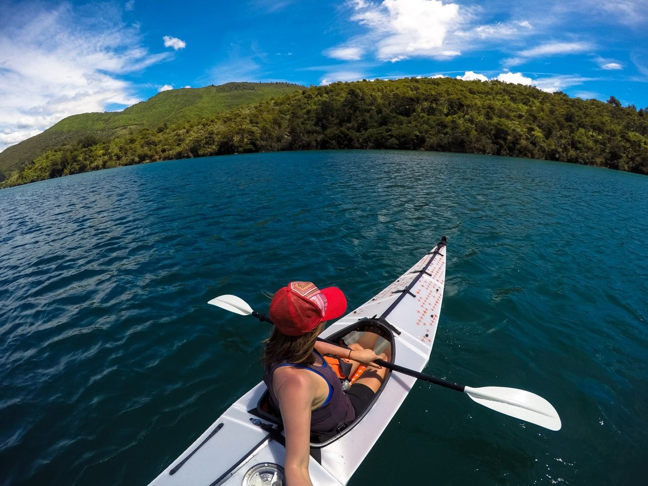 The Bay+ by Oru Kayak is a collapsible kayak that folds down into a box and can be thrown in the backseat of your car. Check out my full Oru Kayak Review and my timelapse video of how it works