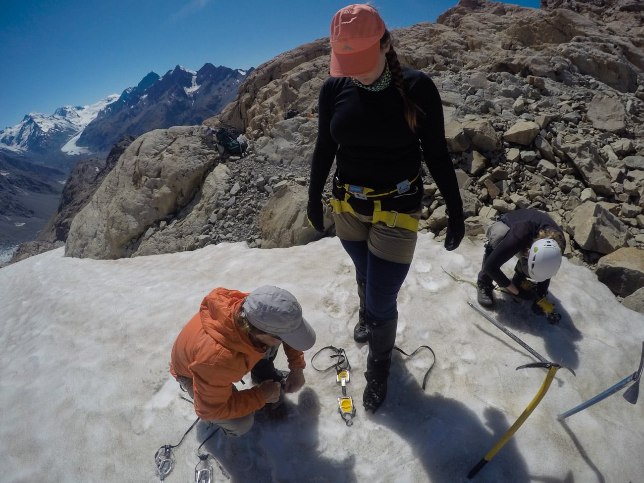 During my New Zealand trip, I took a 4-day intro to mountaineering course on Mount Cook with Alpine Recreation. We learned how to wear crampons, use an ice axe, and safely cross a glacier. Read my review and get the full details on the course. 