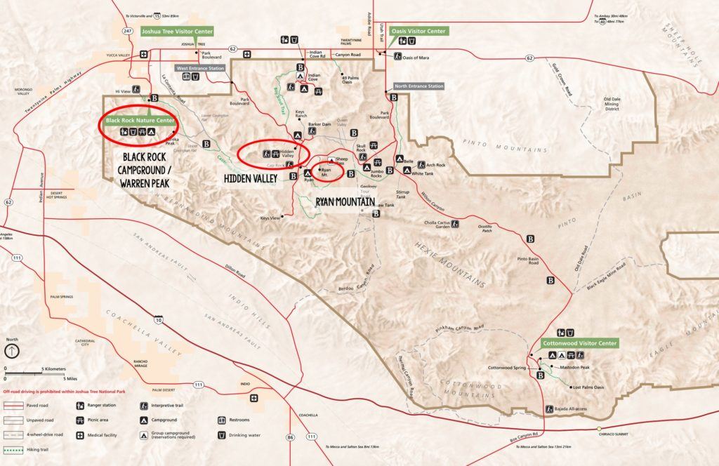 Printable Joshua Tree Trail Map