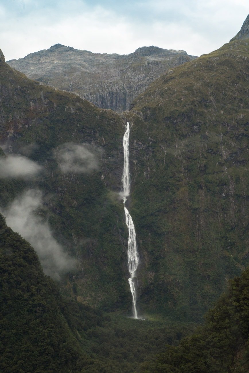 Sutherland Falls - the tallest waterfall in New Zealand