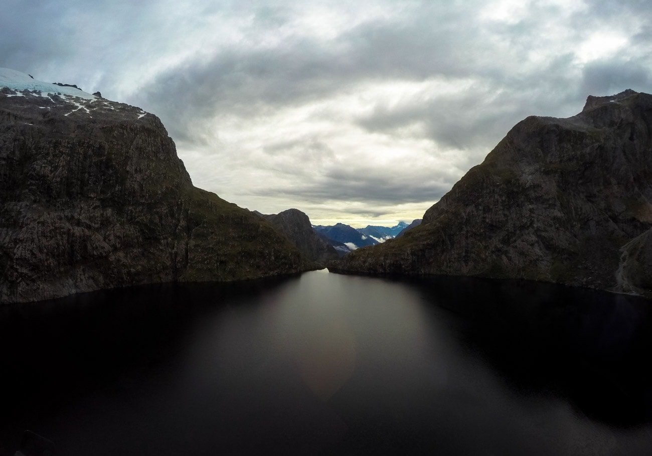 New Zealand's Lake Quill - a landing point on the Milford Sound flight with Southern Lakes Helicopters