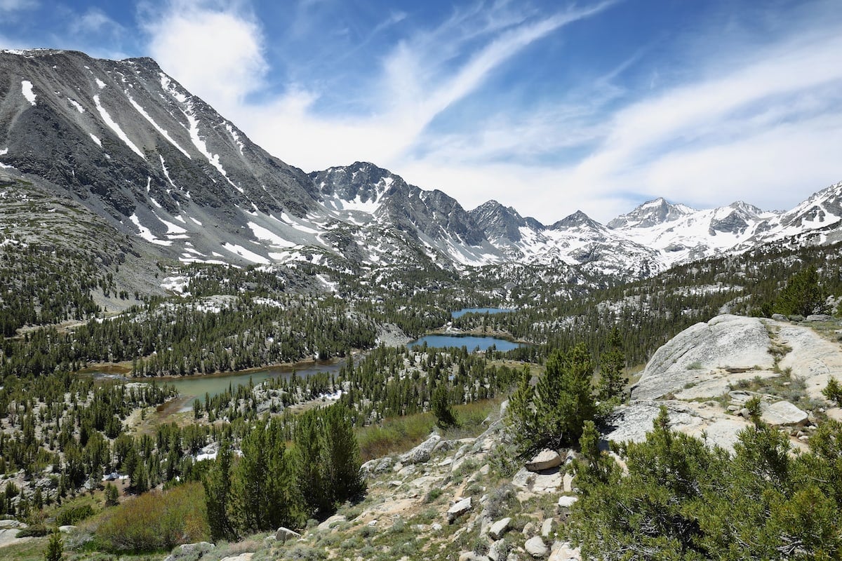 Little Valley Lakes on the John Muir Trail