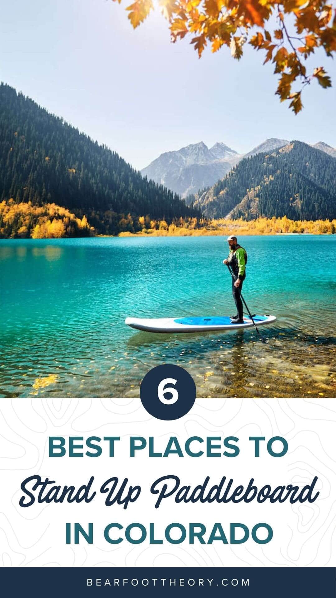 Discover the best places to SUP in Colorado with the best Rocky Mountain views and calm waters perfect for stand up paddling.