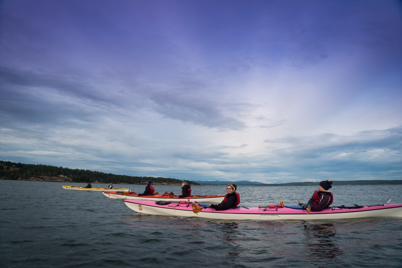 Sunset Kayak Tour with San Juan Kayak Expeditions in Friday Harbor