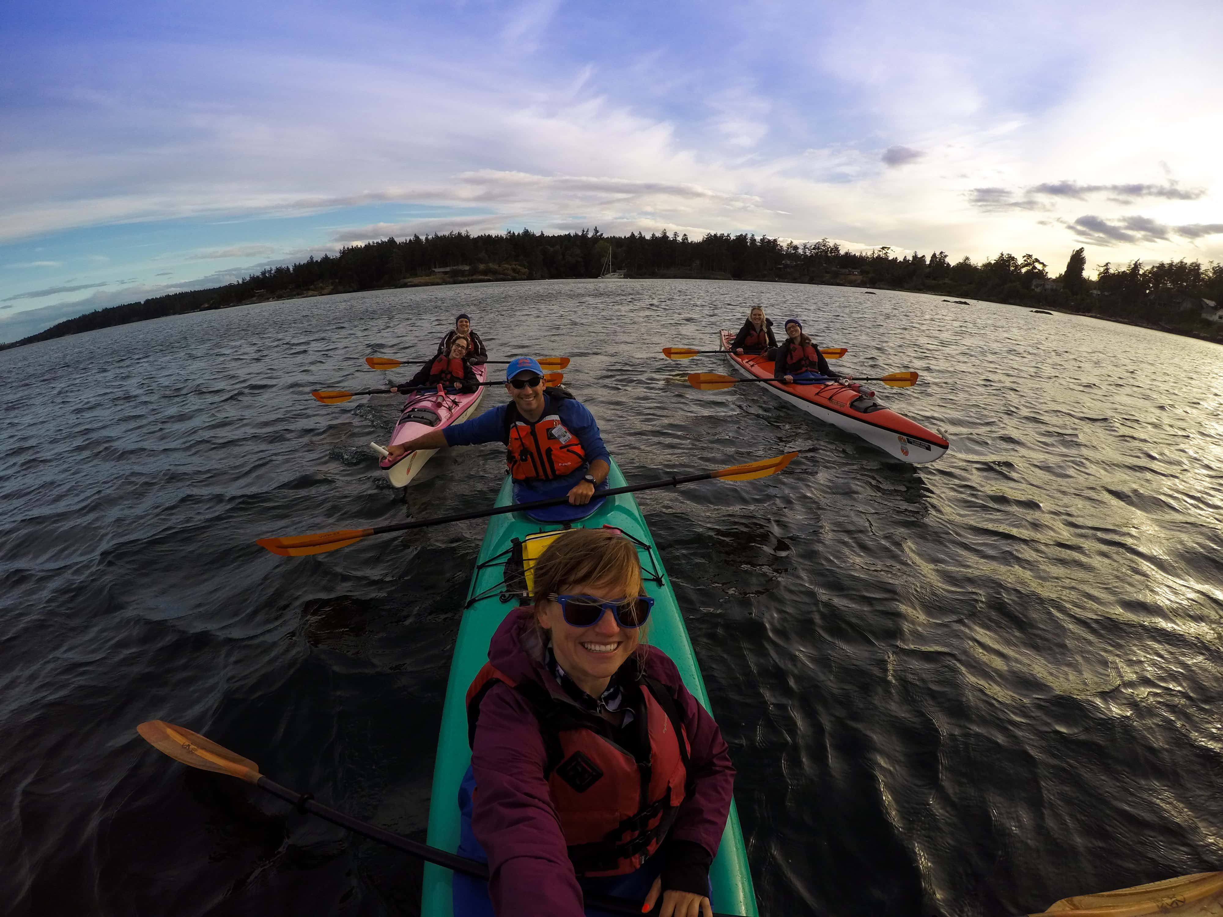 Sunset Kayak Tour with San Juan Kayak Expeditions in Friday Harbor