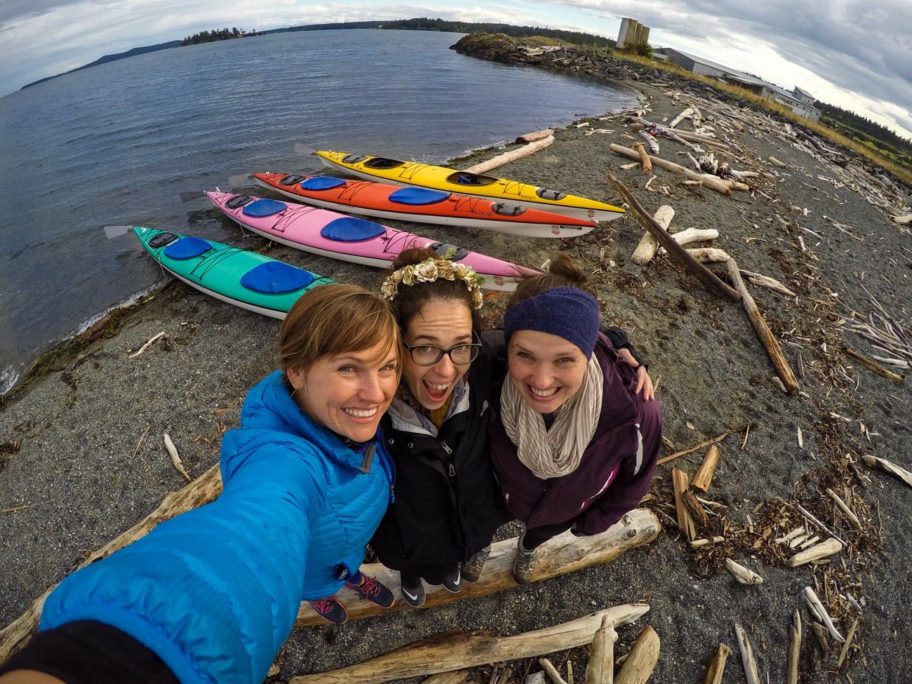 Kayaking in Friday Harbor's Griffin Bay