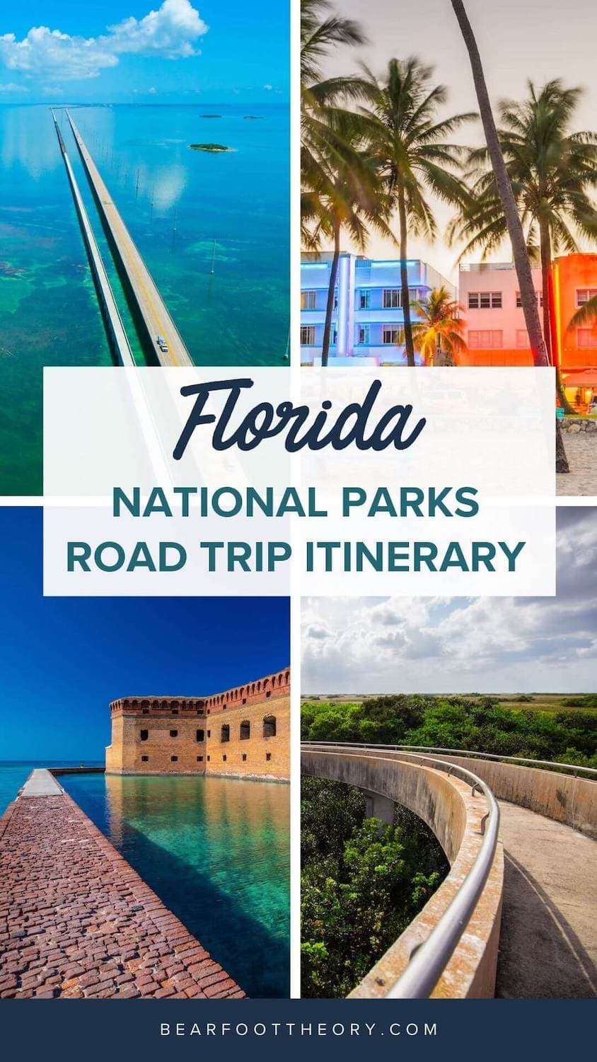 Plan your Florida National Parks itinerary with this 7-day road trip guide that visits Key Biscayne, Everglades & Dry Tortugas National Parks