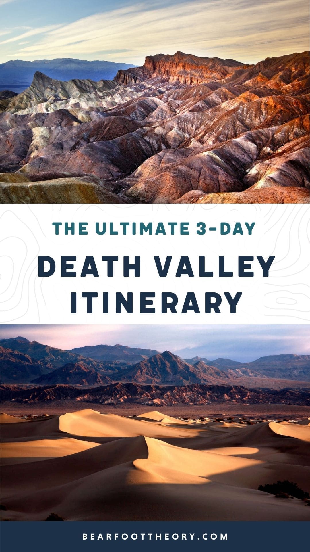 Sand dunes, craters, slot canyons & wildflowers. Experience the best attractions in Death Valley with this 3-day Death Valley National Park itinerary.