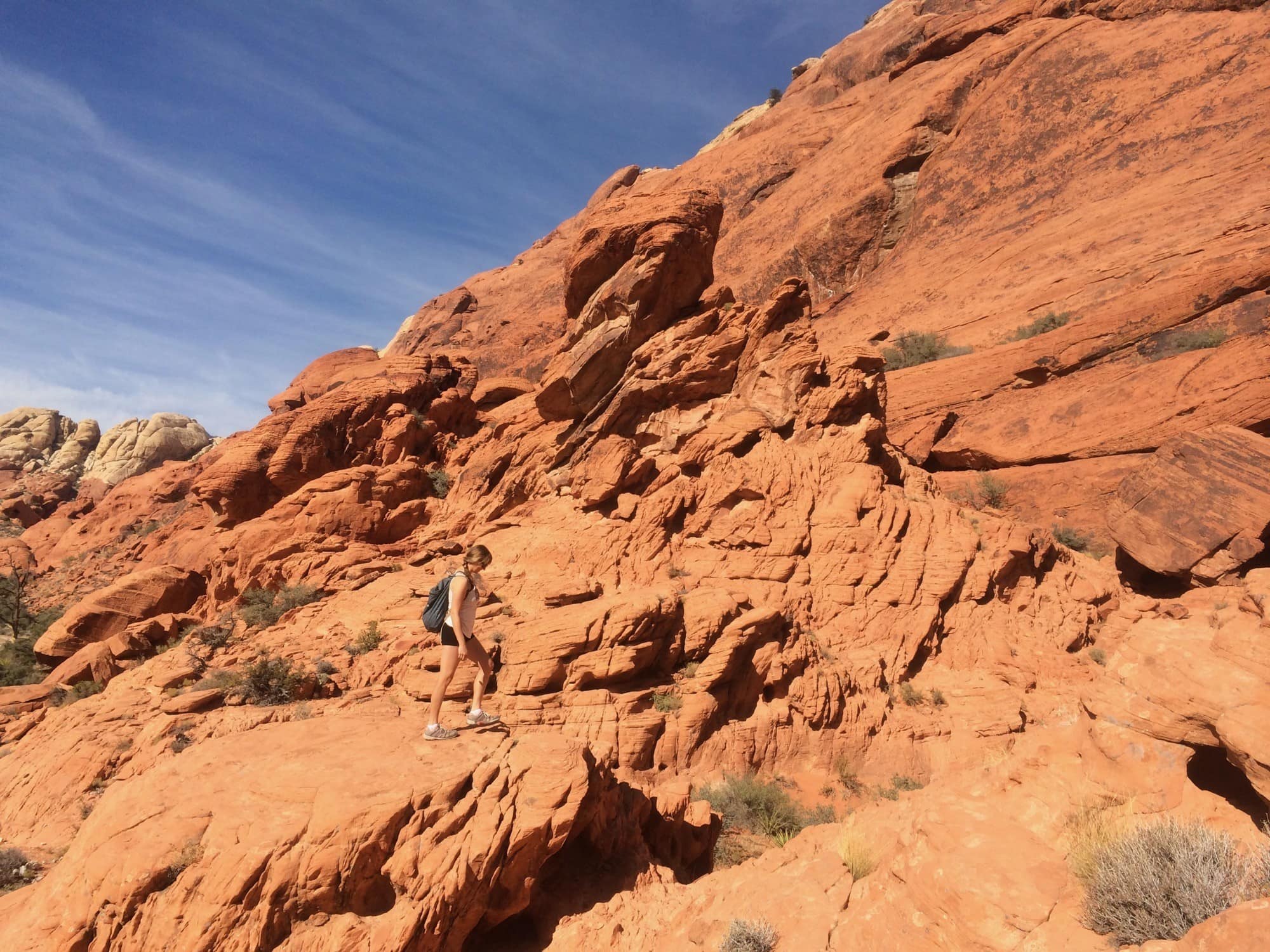 Red Rock National Conservation Area // Visit 13 of the best Nevada road trip stops, from the top state parks to hot springs, ghost towns & trails where you'll find solitude and amazing landscapes