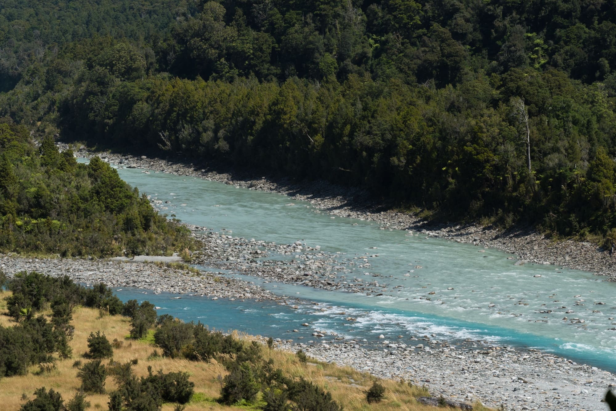 The Copland Track on New Zealand's South Island is an incredible overnight backpacking trek with dense forest, glacier rivers, alpine views, and HOT SPRINGS! See the pics and learn how to plan this must-do trek with this backpacking guide!